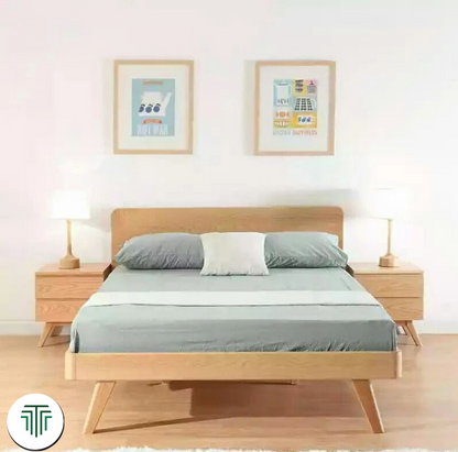 SOLID WOODEN BED